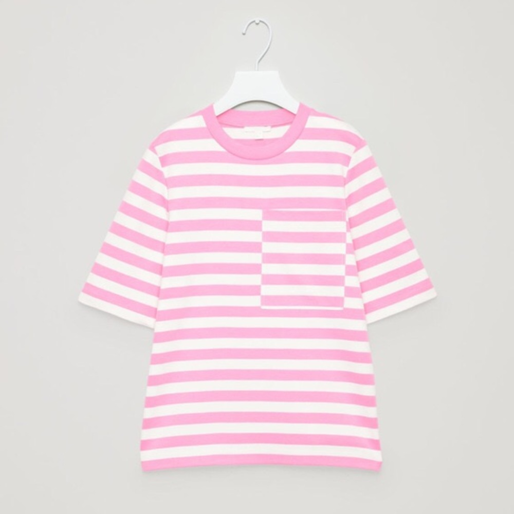NWT Cos Boxy Striped Cotton Shirt - Picture 2 of 3
